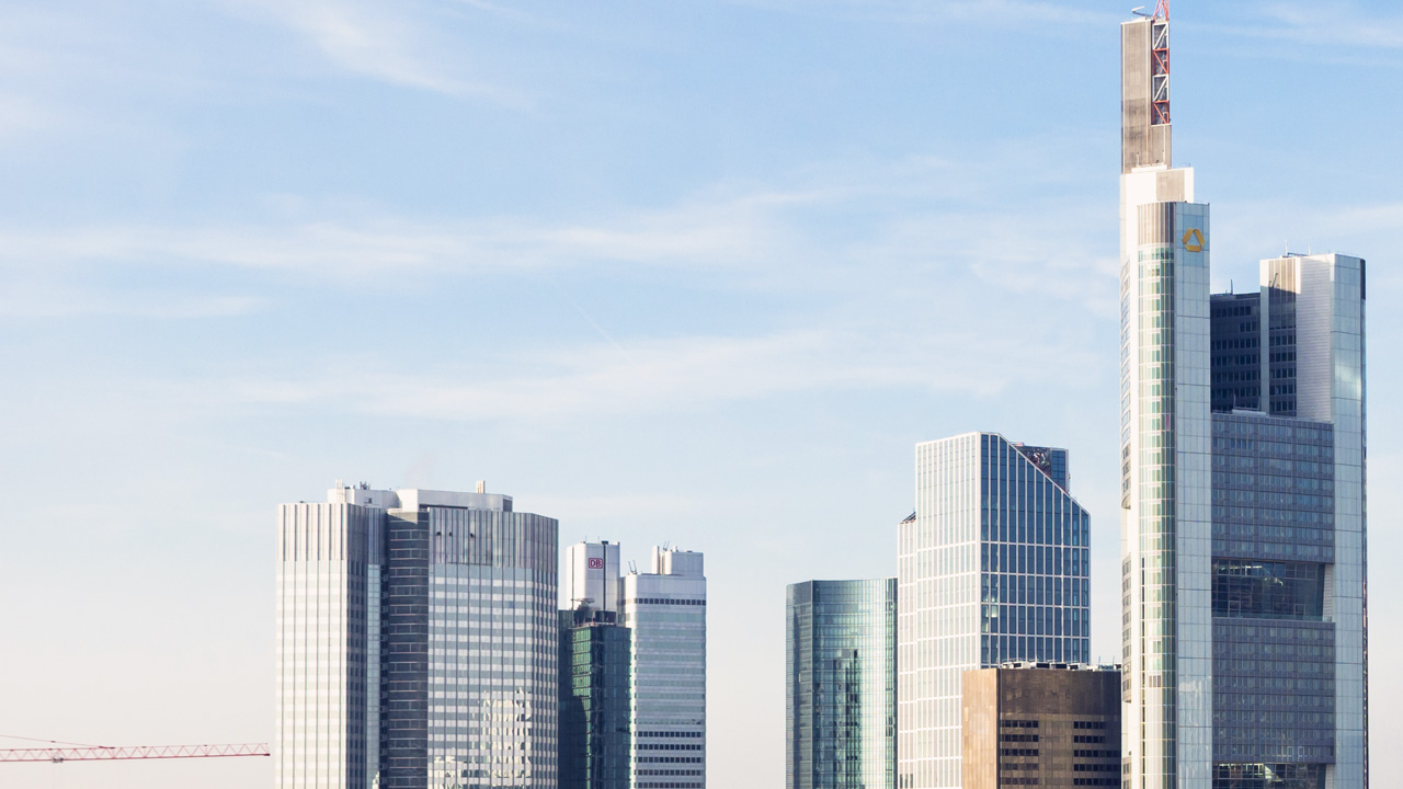 Big city and high-rise buildings