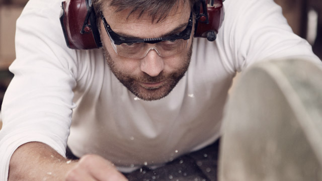 Carpenter working