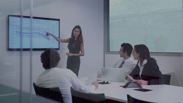 woman doing presentation small overlay