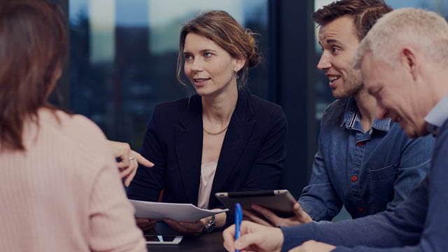 group of people having a meeting small overlay