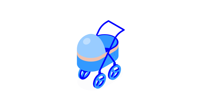 Stroller icon - 640x360