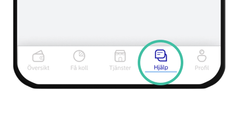 Mobile app menu