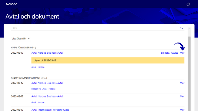 Företagets-dokument-Nordea-Business-signera-flera-avtal
