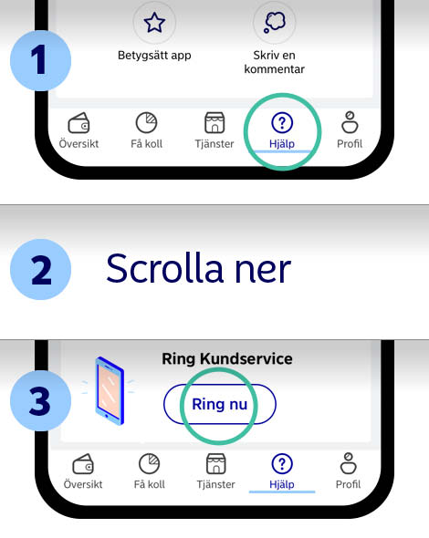 Ring oss via appen