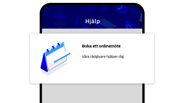Du kan boka ett onlinemöte med våra företagsrådgivare i Nordea Business