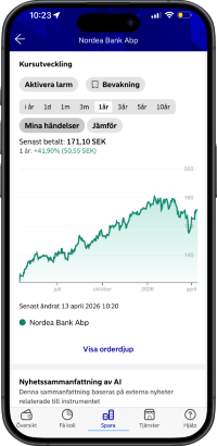 Kursutveckling i appen